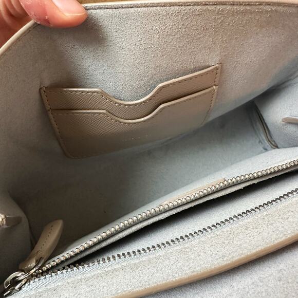 Senreve Aria Belt Bag in Pebbled / Sand / Silver EUC 100% Genuine Leather - Picture 8 of 16